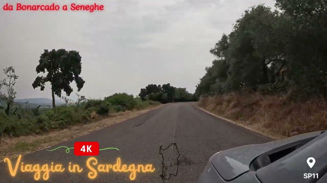 da BONARCADO (OR) a SENEGHE (OR) - 4K HDR