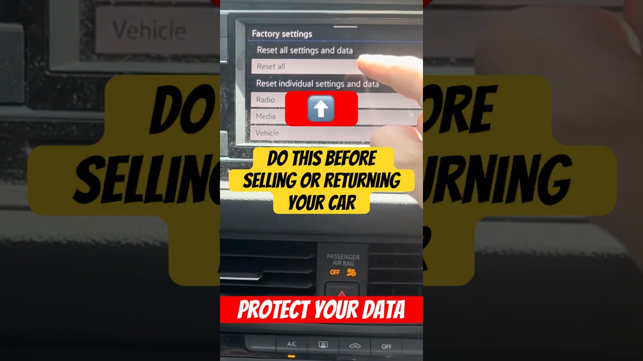 The Hidden Privacy Feature in Your VW: MMI Factory Reset 🔐🚗 