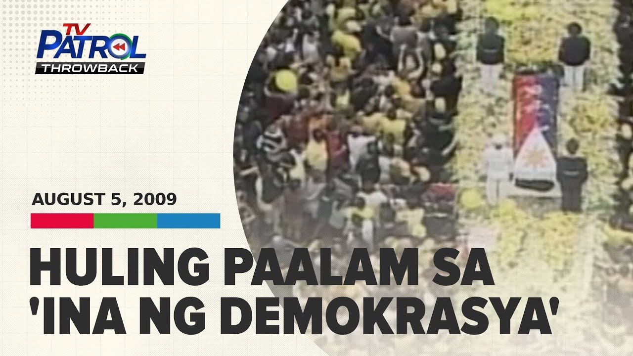 Huling paalam: Paglibing kay Cory Aquino sa tabi ni Ninoy | TV Patrol Throwback