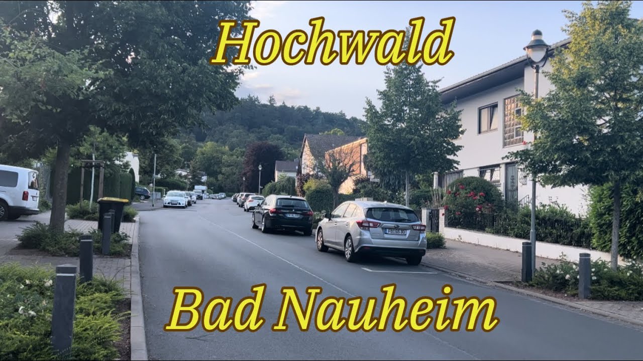 Bad Nauheim Hochwald 🌳 | 4k Walk Tour
