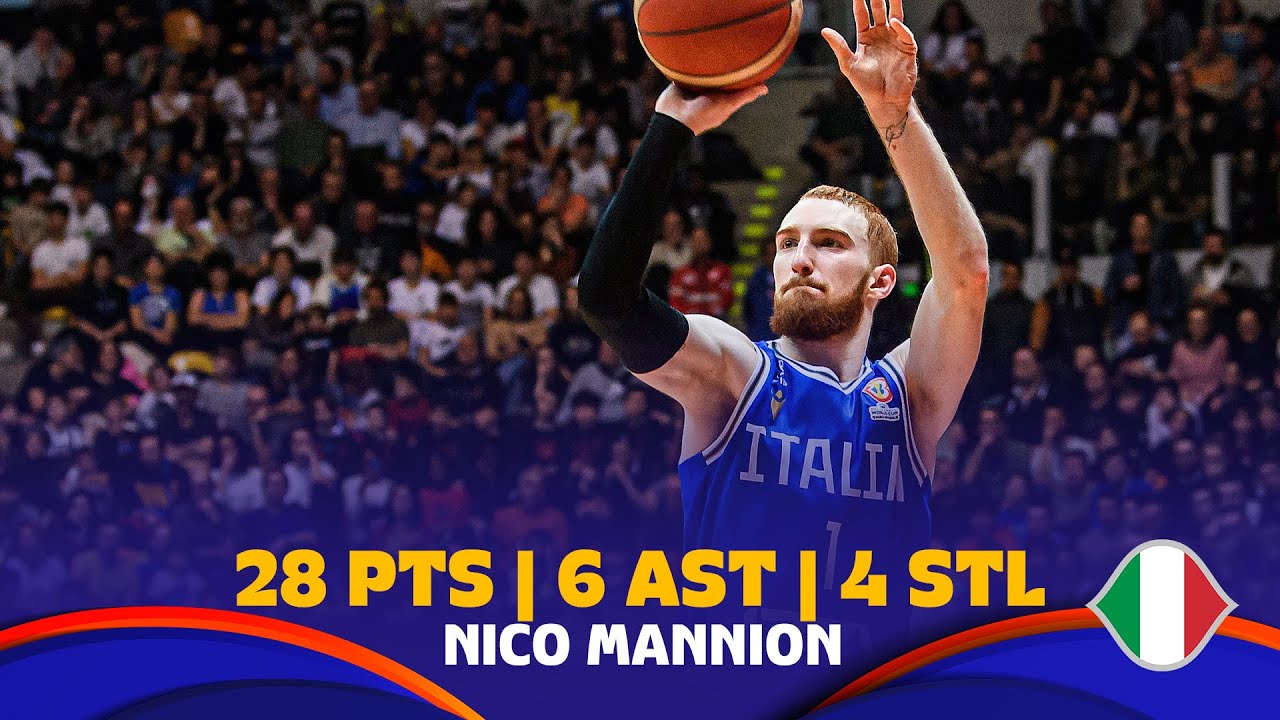 Nico Mannion 🇮🇹 | Top Performer | #FIBAWC 2023 Qualifiers