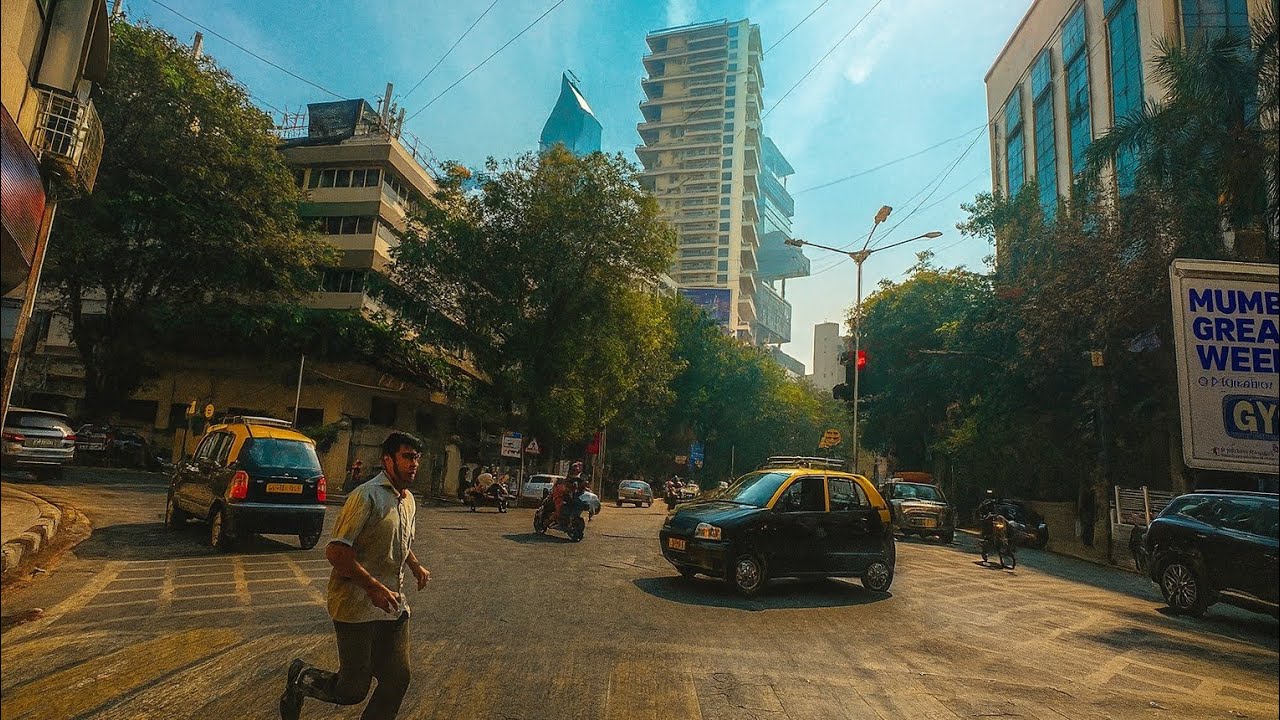 Mumbai's Billionaire Row - Altamount Road - Mumbai Richest neighborhood- South Mumbai 4K