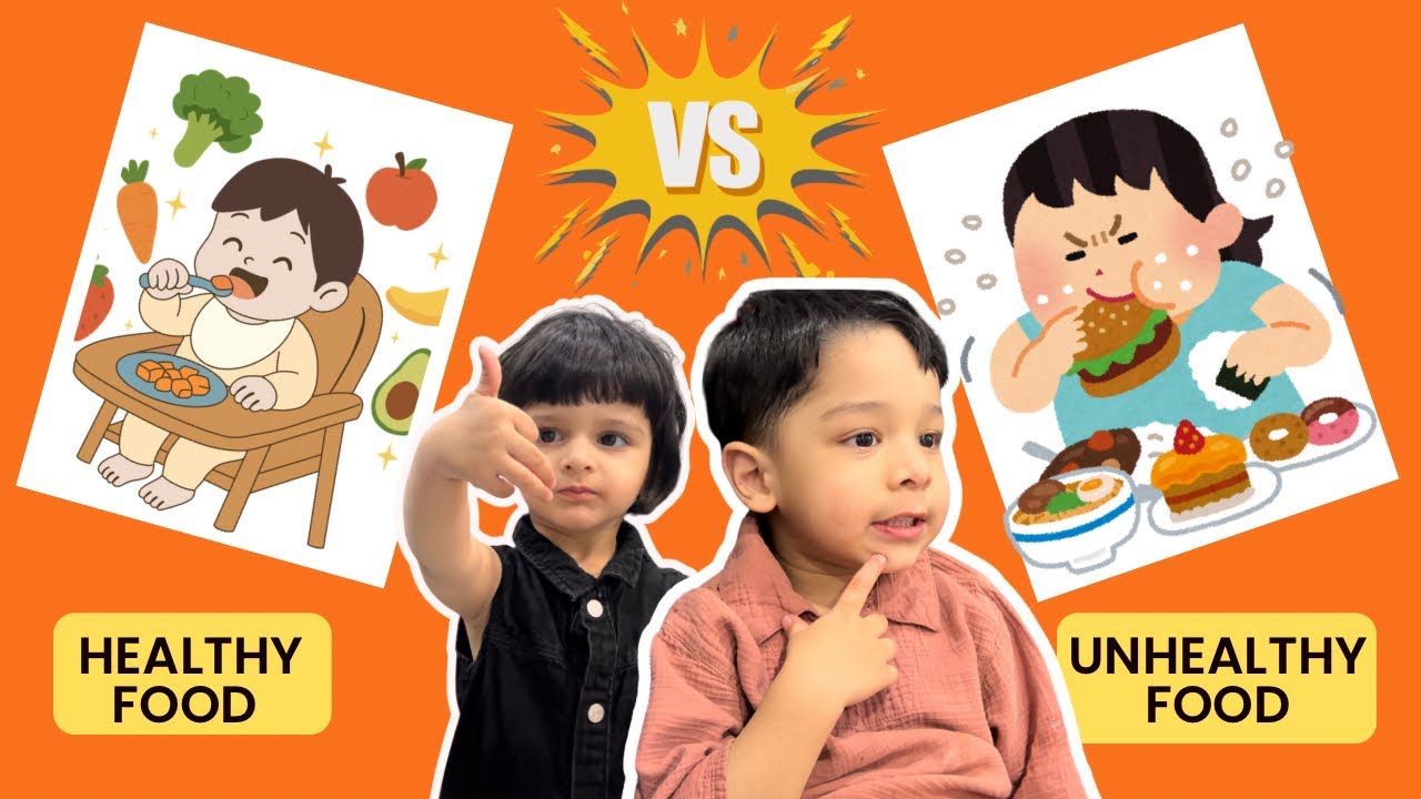 Candy, Pop & Cheetos? Rayyan and Layla Learn About Healthy Food | Kids Funny Video | Healthy Eating