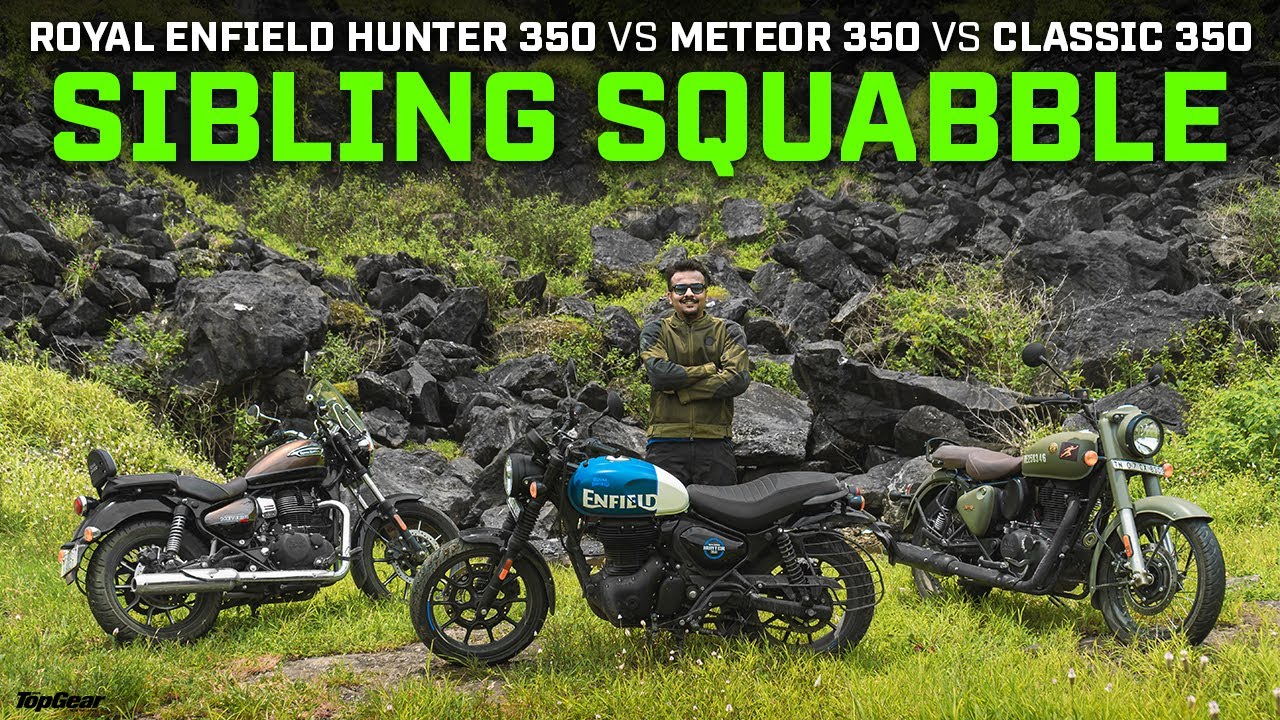 Royal Enfield Hunter 350 против Meteor 350 против Classic 350 | Братская перепалка