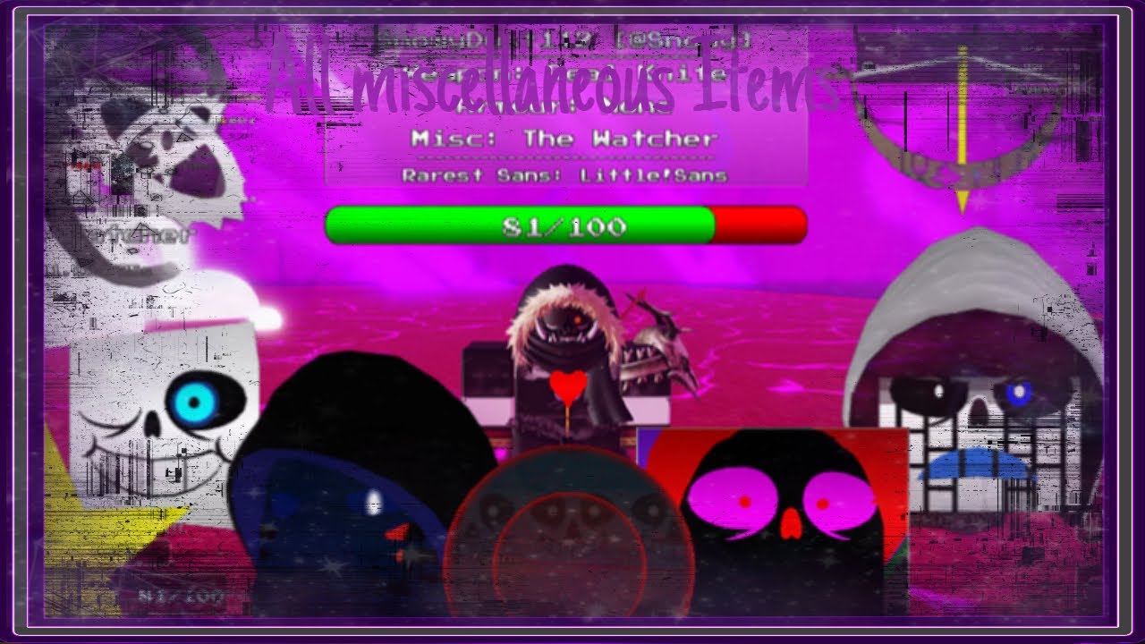 All Obtainable Miscellaneous Items Showcase / Typical Rng