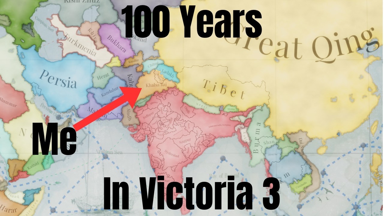 I Spent 100 Years as the Sikh Empire in Victoria 3... Here's What Happened