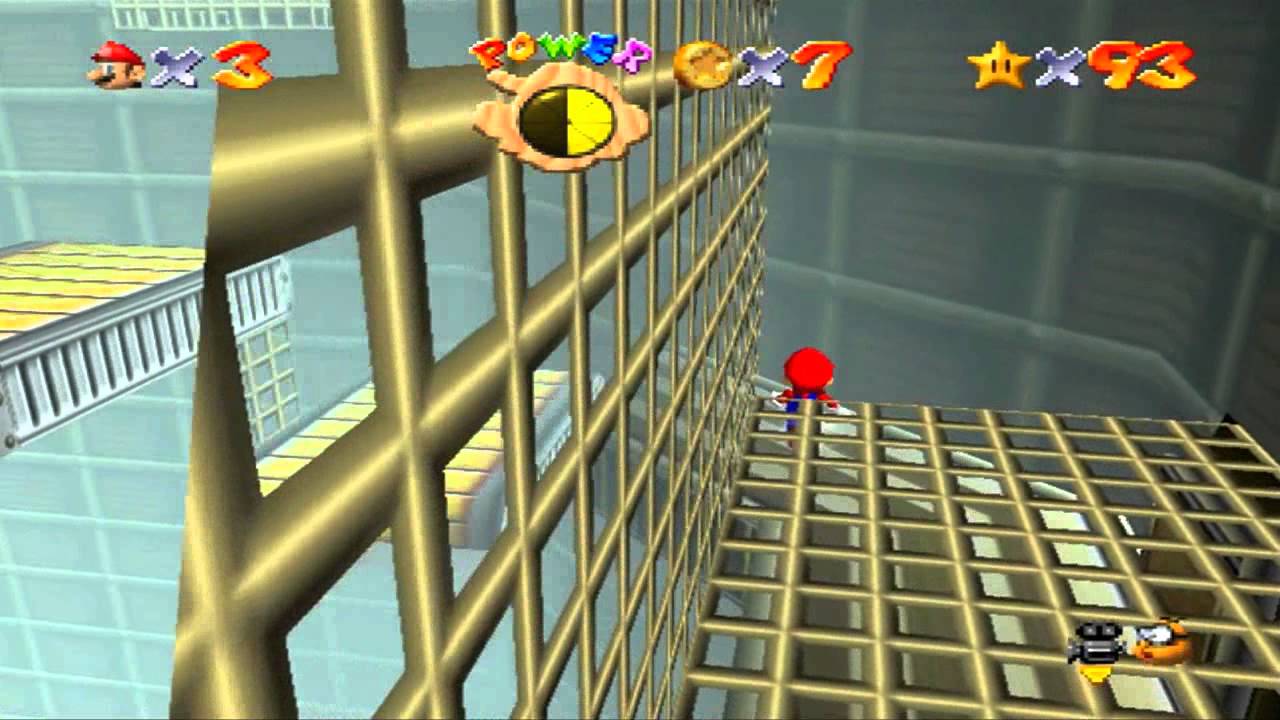 Super Mario 64 - Horloge Tic-Tac - Etoile 4 : L'écrabouilleur
