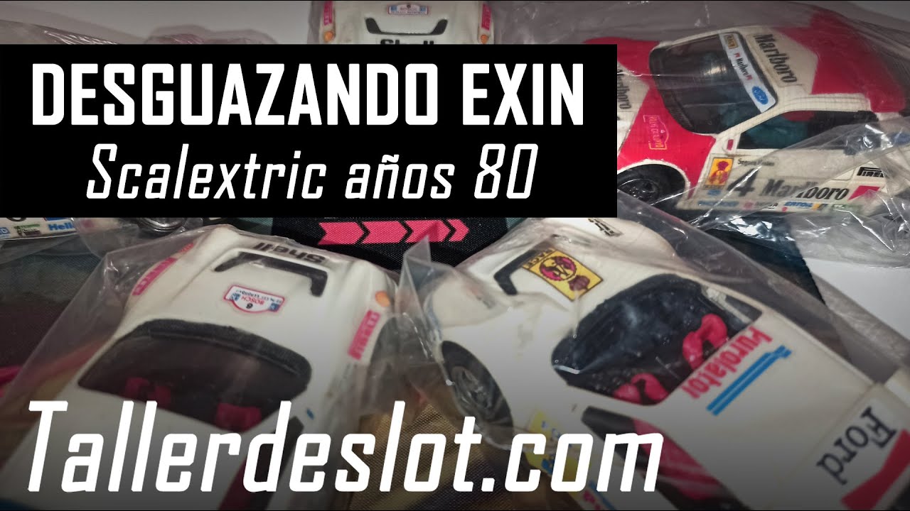 🛠️ DESGUACE coche SCALEXTRIC 【 EXIN 】 Proceso con 5 FORD RS200: Piezas y reparaciones