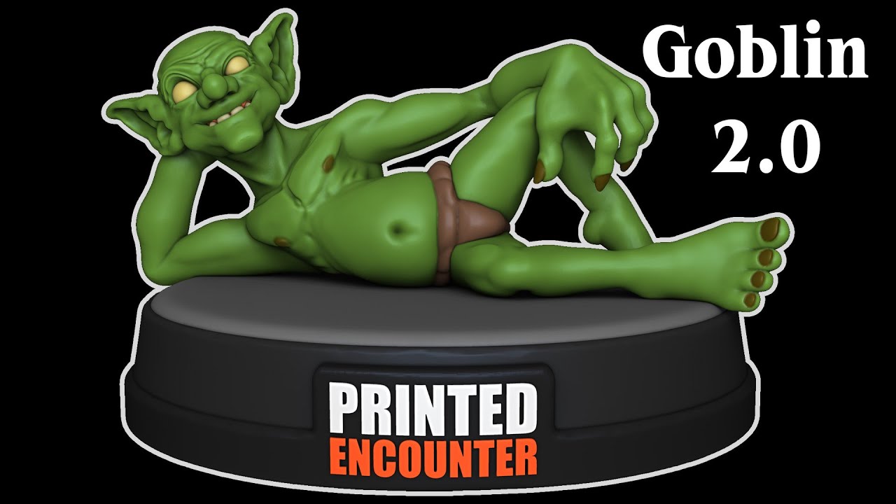 Goblin Rig Updated - custom 3D printable miniatures