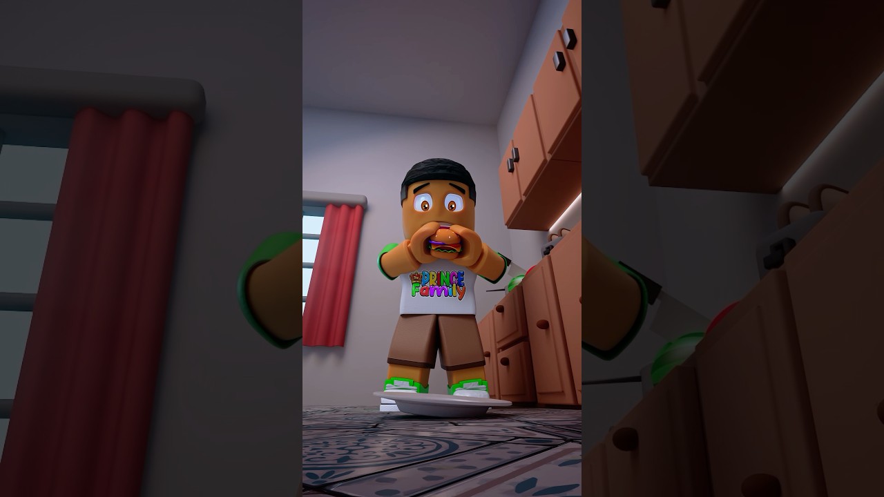 MIDNIGHT SNACK PRANK #shorts #roblox