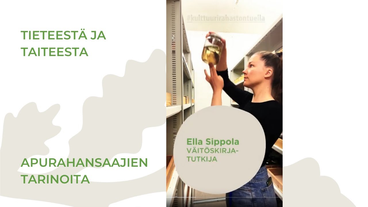 Apurahansaajan tarina: Ella Sippola ja lepakot k&auml;mpp&auml;kavereina