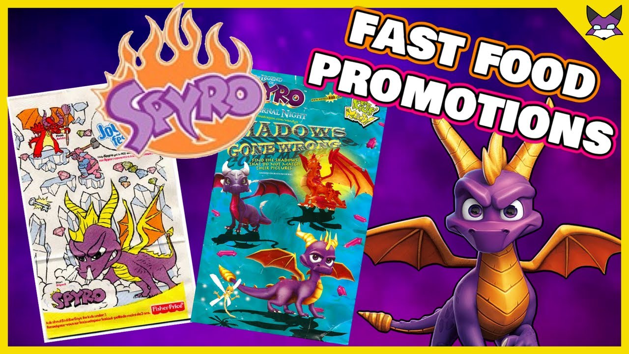 Spyro Fast Food Toys and Promotions
