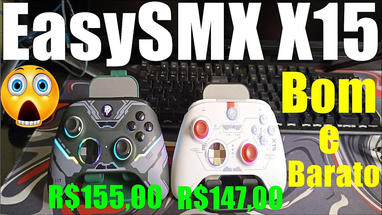Unboxing Controle EasySMX X15, Bom Bonito e Barato!!!