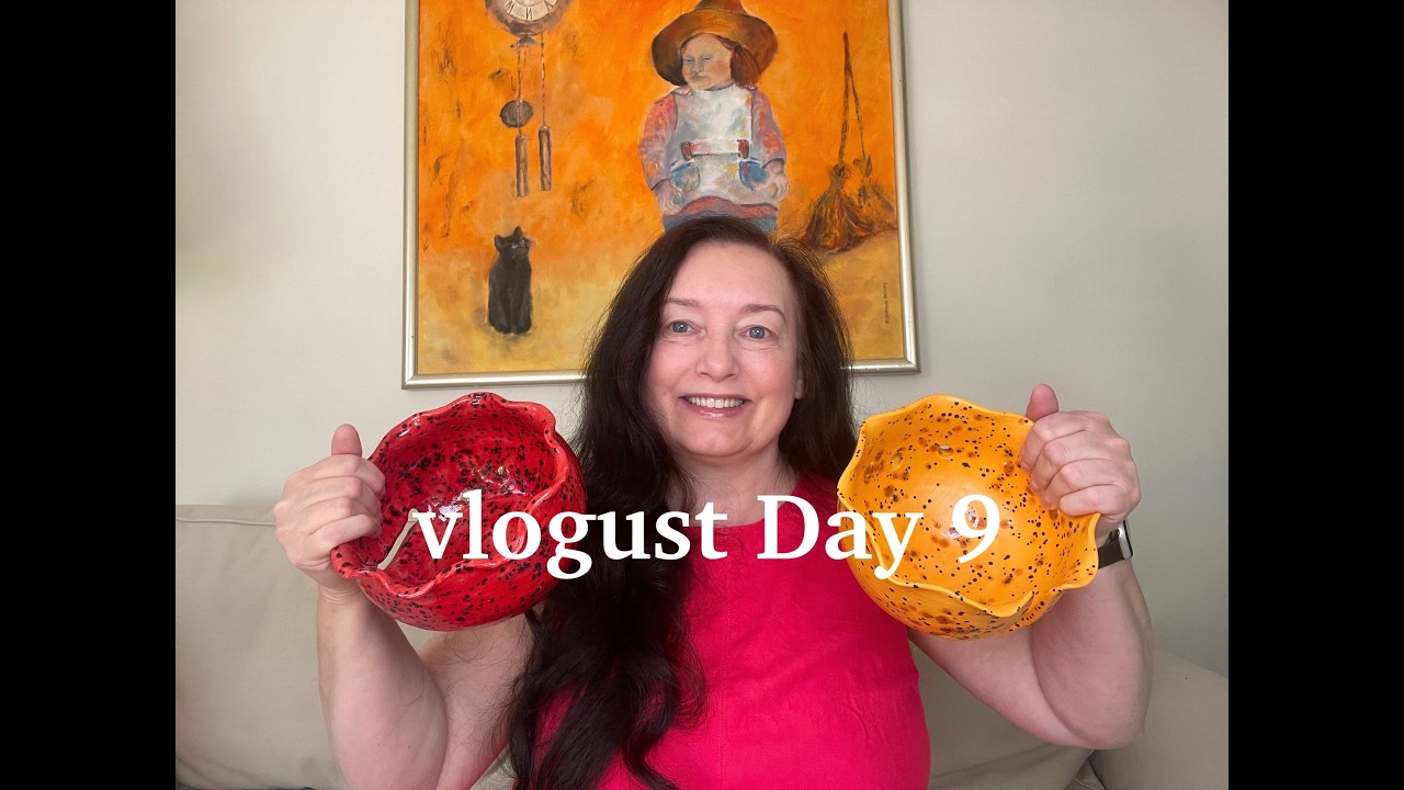 Vlogust Day 9 -  jakie wypaliłam misy dla dziewiarek oraz plany na przyszłość