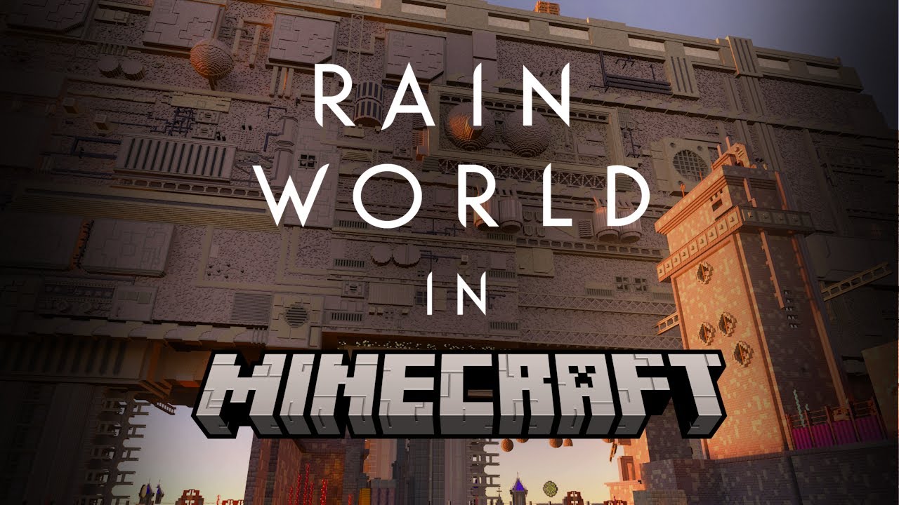 I built Rainworld in Minecraft! (OLD)