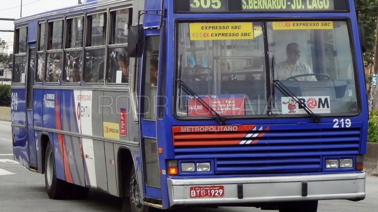 Expresso SBC 219 - Caio Padron Vitória 1991 Mercedes-Benz OF-1318