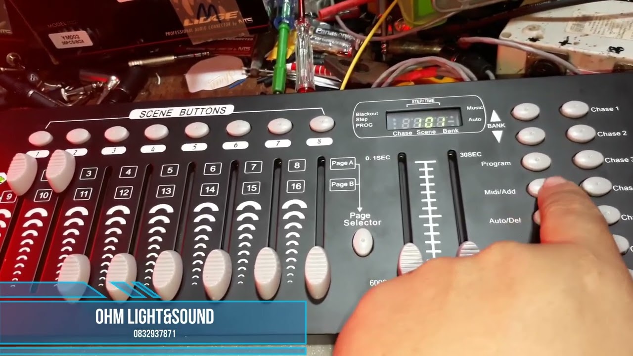 รีวิว แนะนำวิธรการใช้ บอดไฟ DMX 512 196 ใช้ง่ายๆๆ  ดูแล้วทำตามได้เลย