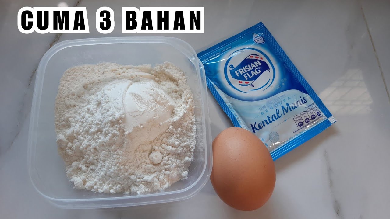 OLAHAN TEPUNG DAN TELOR HANYA 3 BAHAN BISA JADI CEMILAN ENAK