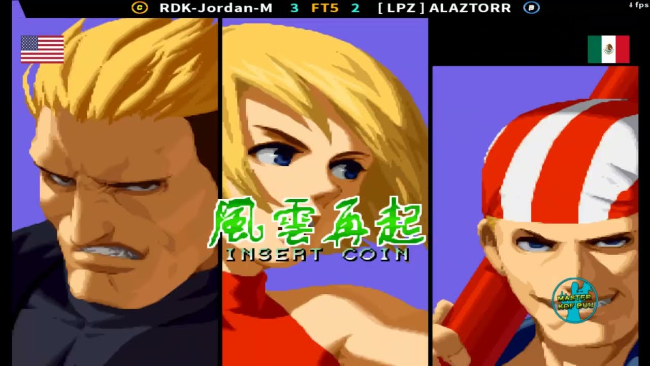 Kof 2002- Los mejores exponentes Estados Unidos vs México Clásico