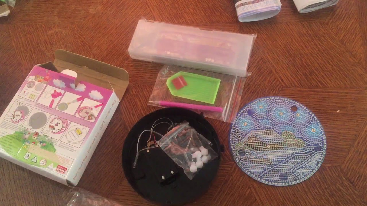 Diamond painting unboxing & special shaped projects - part 2