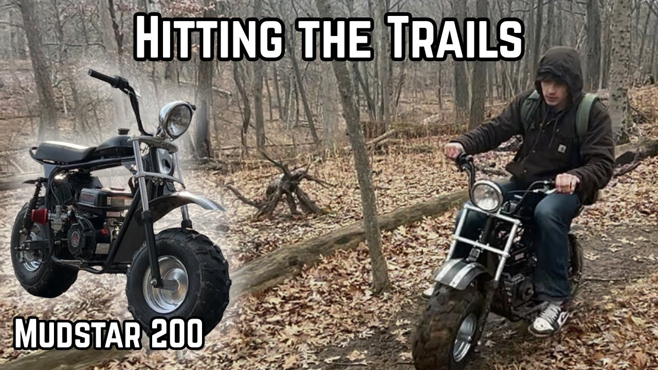 Hitting the Trails on the Mudstar 200 Mini Bike