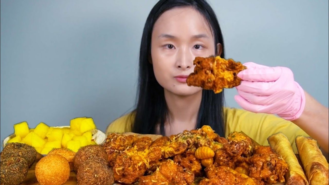 푸라닭 나폴리투움바 윙콤보 삼색볼 빅치즈스틱 먹방