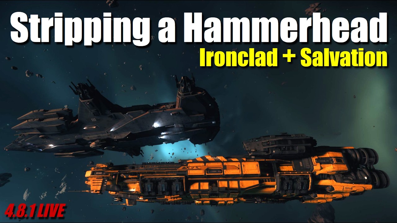 Turning a Hammerhead into Profit - Ironclad Assault Salvage Operation in Star Citizen 4.8.1