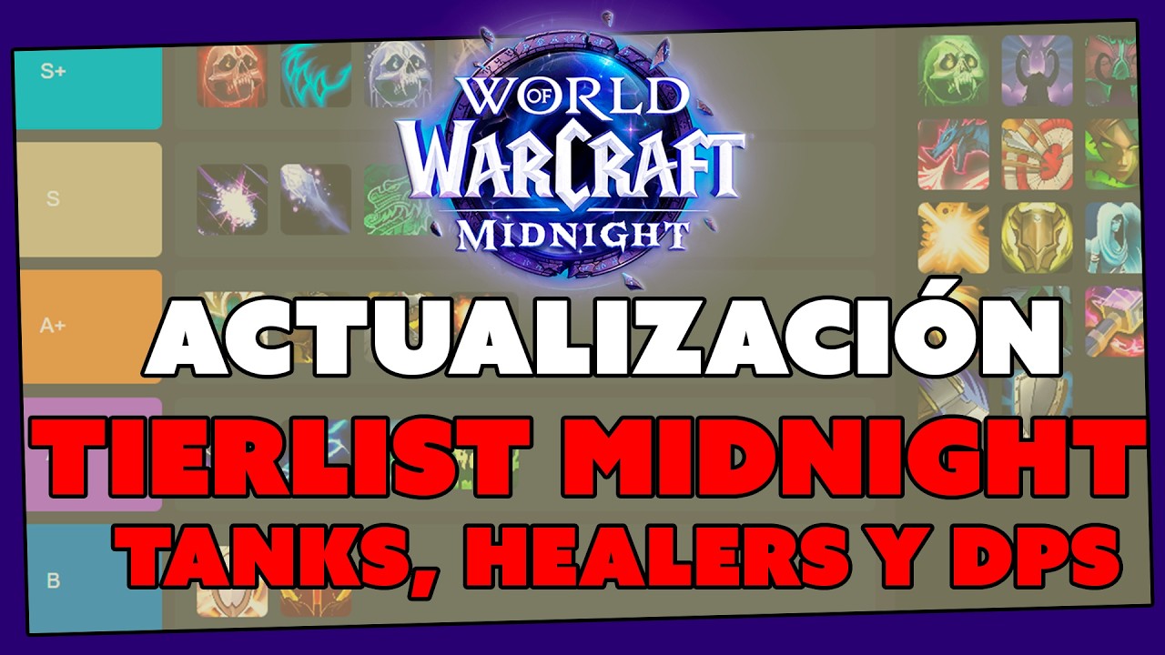 🔥 TIERLIST DEFINITIVA de CLASES en WoW: MIDNIGH - 12.0.1 - World of Warcraft  🔥