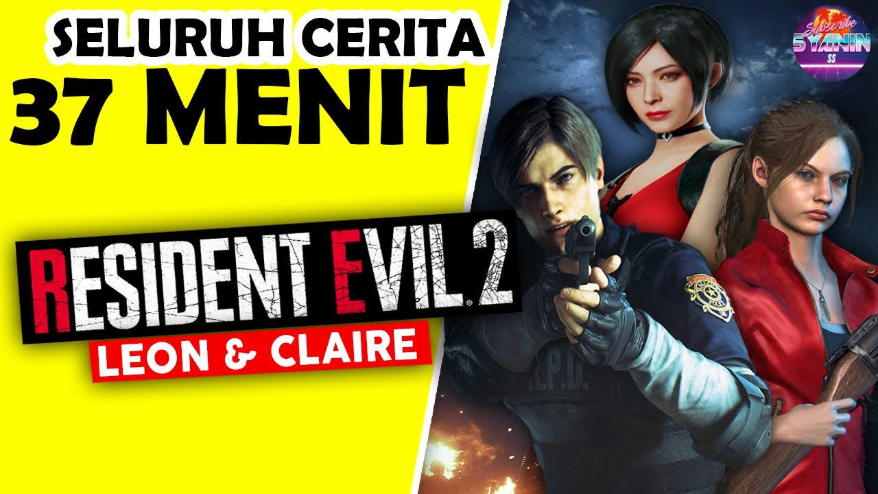 Seluruh Alur Cerita Resident Evil 2 Remake Hanya 37 MENIT - Claire & Leon Jagoan RE 4 Indonesia