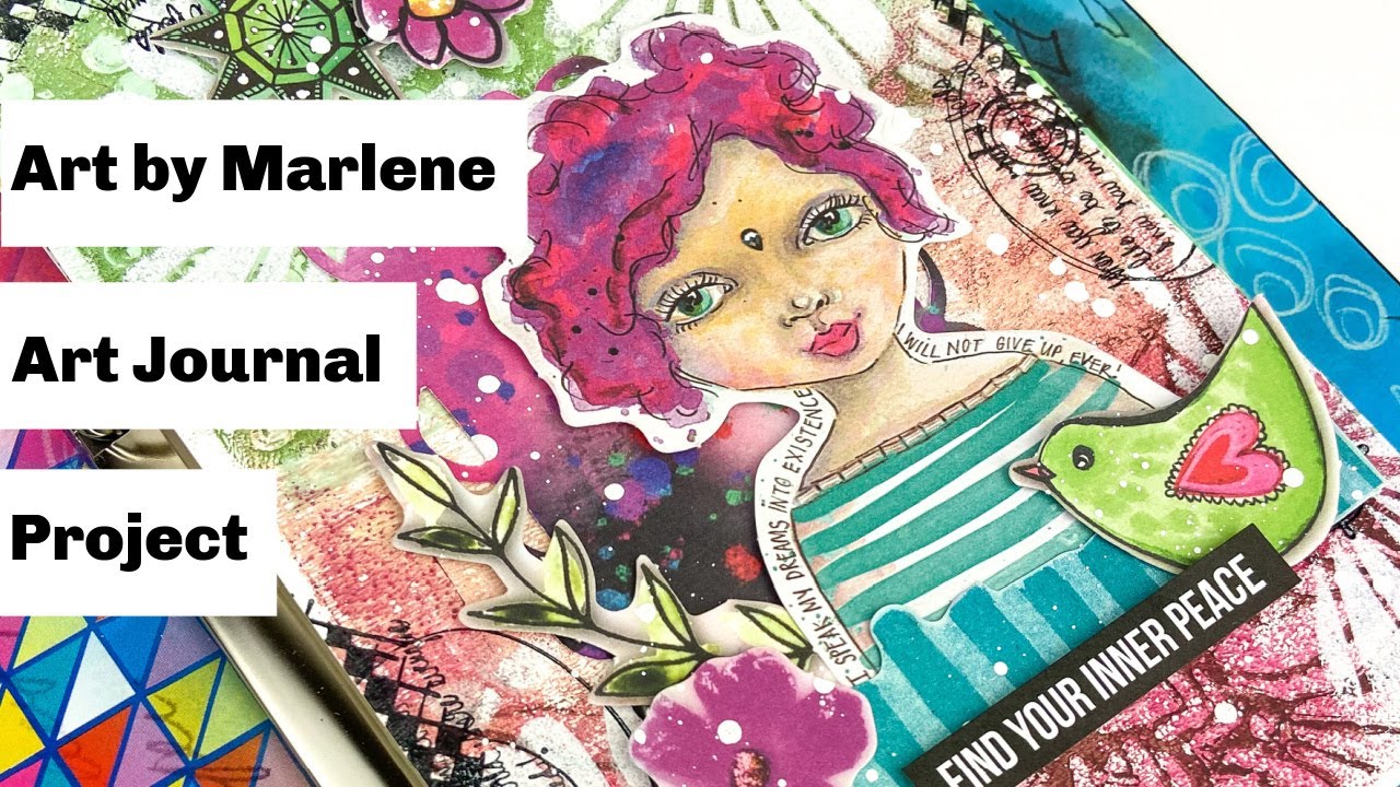 Art by Marlene Art Journal Process: Find Your Inner Peace