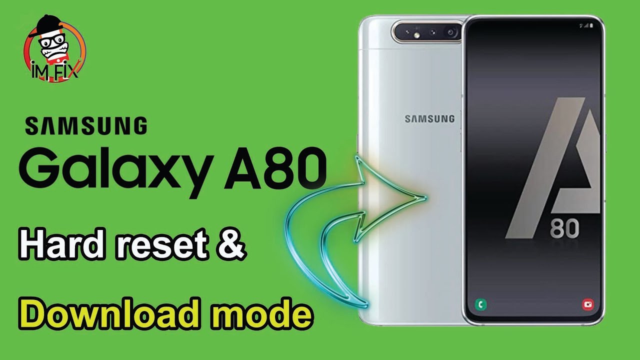 Samsung Galaxy A80 (SM_A805F) Жесткий сброс формата и режима загрузки