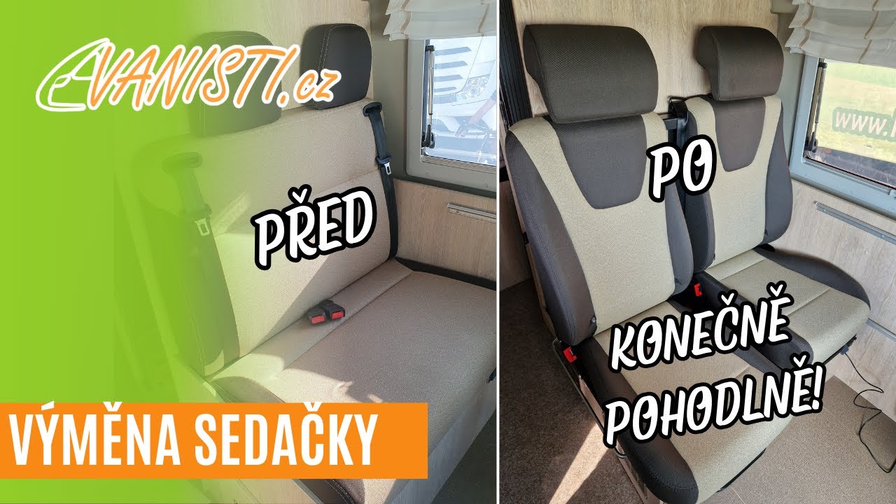 KONEČNĚ POHODLNÉ SEZENÍ! Aguti Slide-out comfort bench - přestavba předního salónu