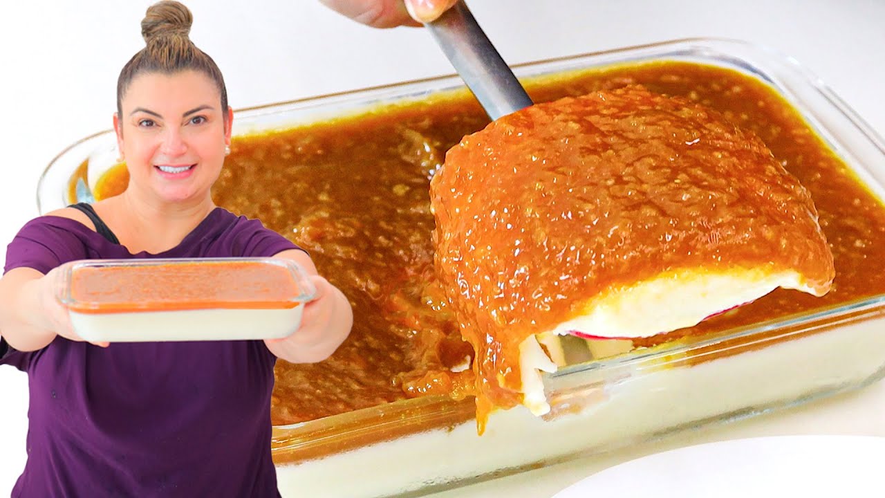 SOBREMESA DE RAINHA RAPIDA FACIL  4 INGREDIENTES