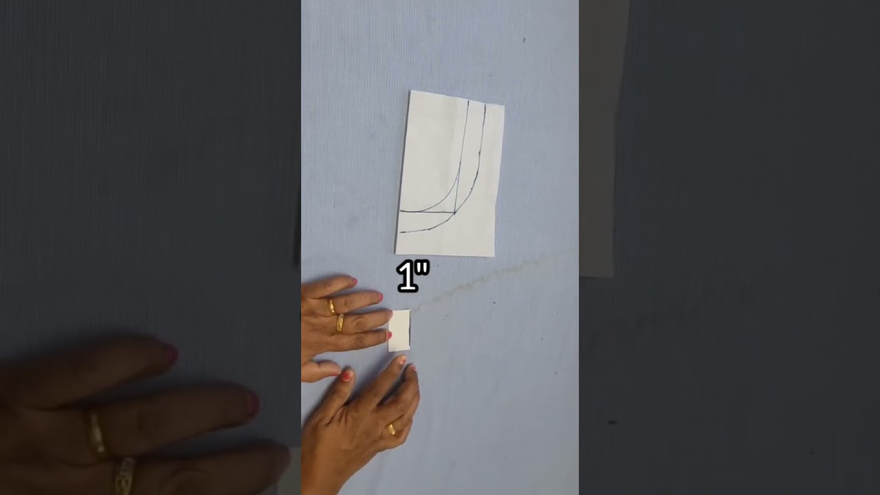 Scallop neck design #shorts