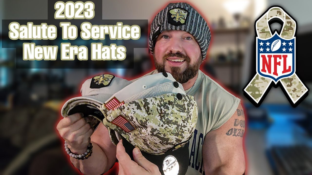 2023 NFL Salute to Service New Era Hat Collection: New Orleans Saints