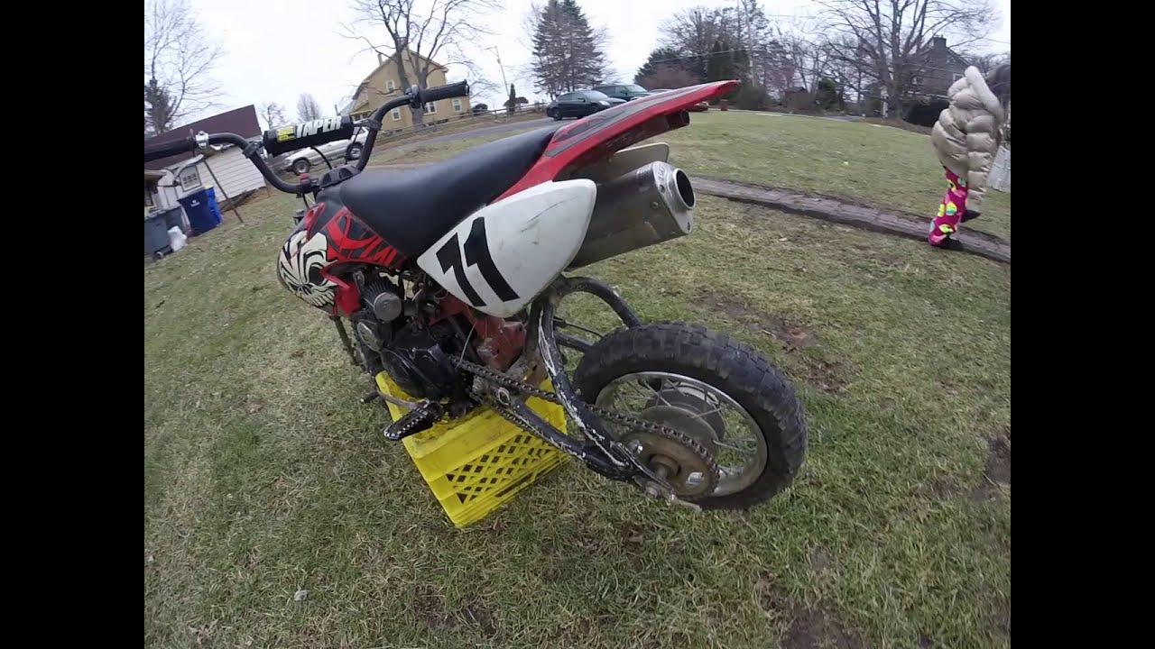 Crf50 pitbike with lifan 125cc motor