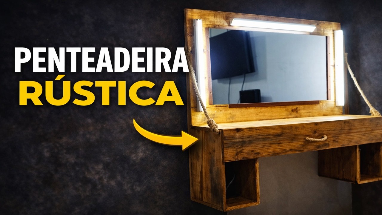 Como fazer uma penteadeira de madeira