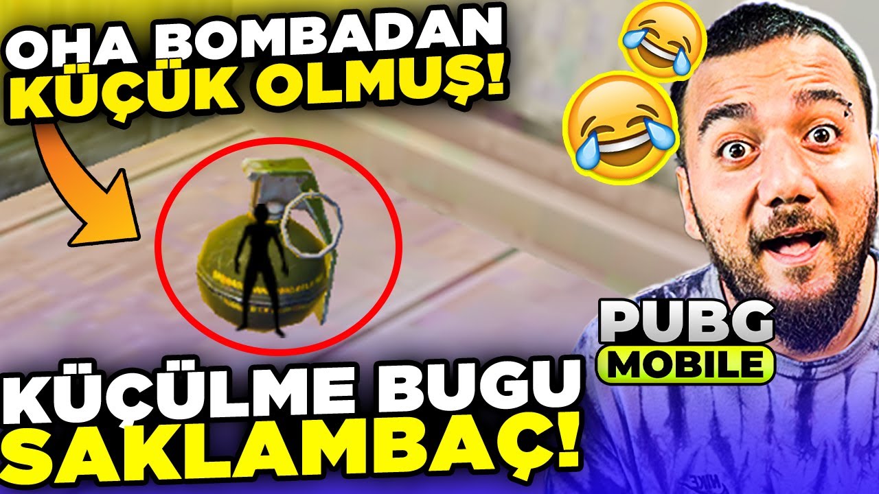 ADAM BOMBADAN KÜÇÜK OLMUŞ? SAKLAMBAÇ ama HERKES MİNNACIK! PUBG Mobile