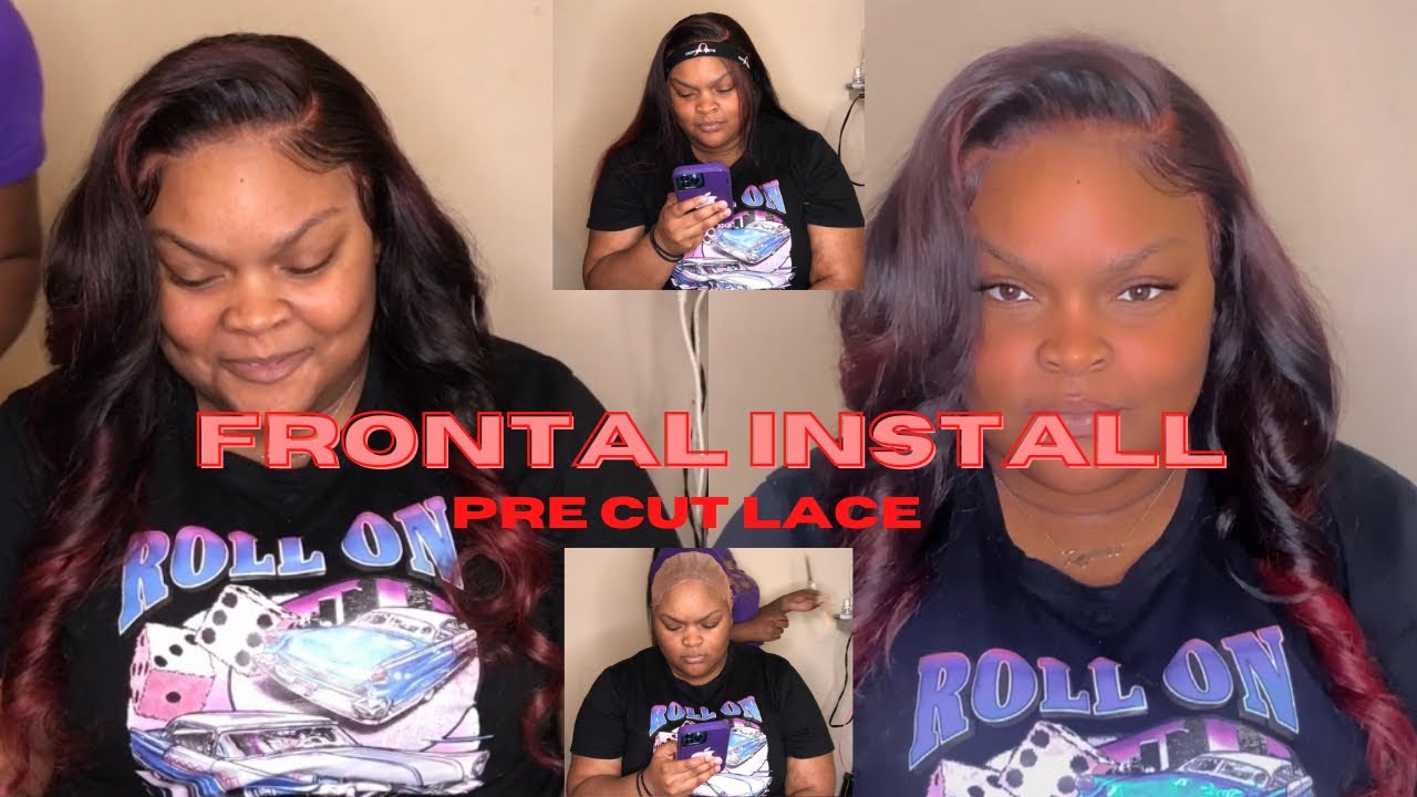 How to install Pre Cut Lace | Frontal wig install start to finish