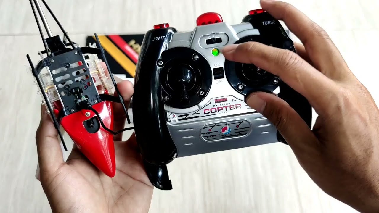 Cara Menerbangkan Helikopter Remote Control | HX703 3,5 Channel