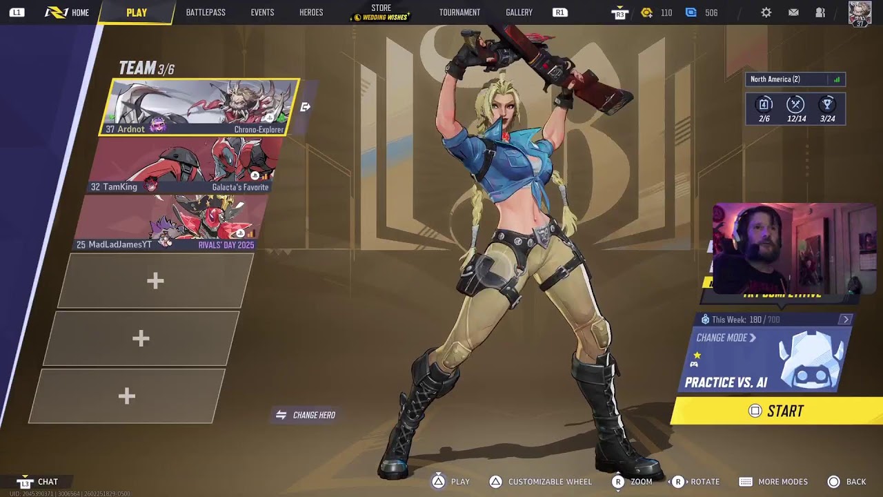 The Huntress!(Part 02) Marvel Rivals PS5(Rivals of The Guardian 24)