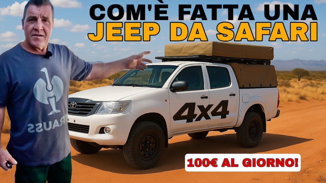 QUELLO CHE DEVI SAPERE SE VUOI NOLEGGIARE UN’AUTO 4x4 in NAMIBIA 😮🇳🇦