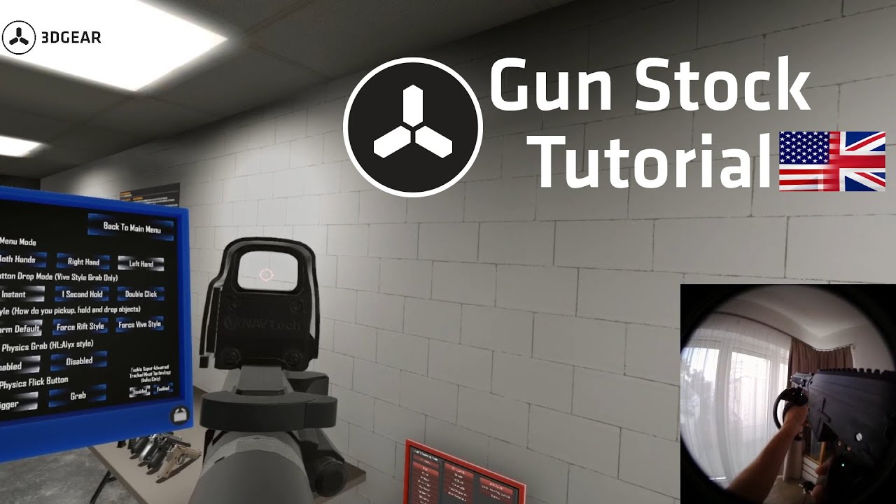 H3VR with a Gun Stock - YES!! It&acute;s possible (Gun Stock Tutorial)