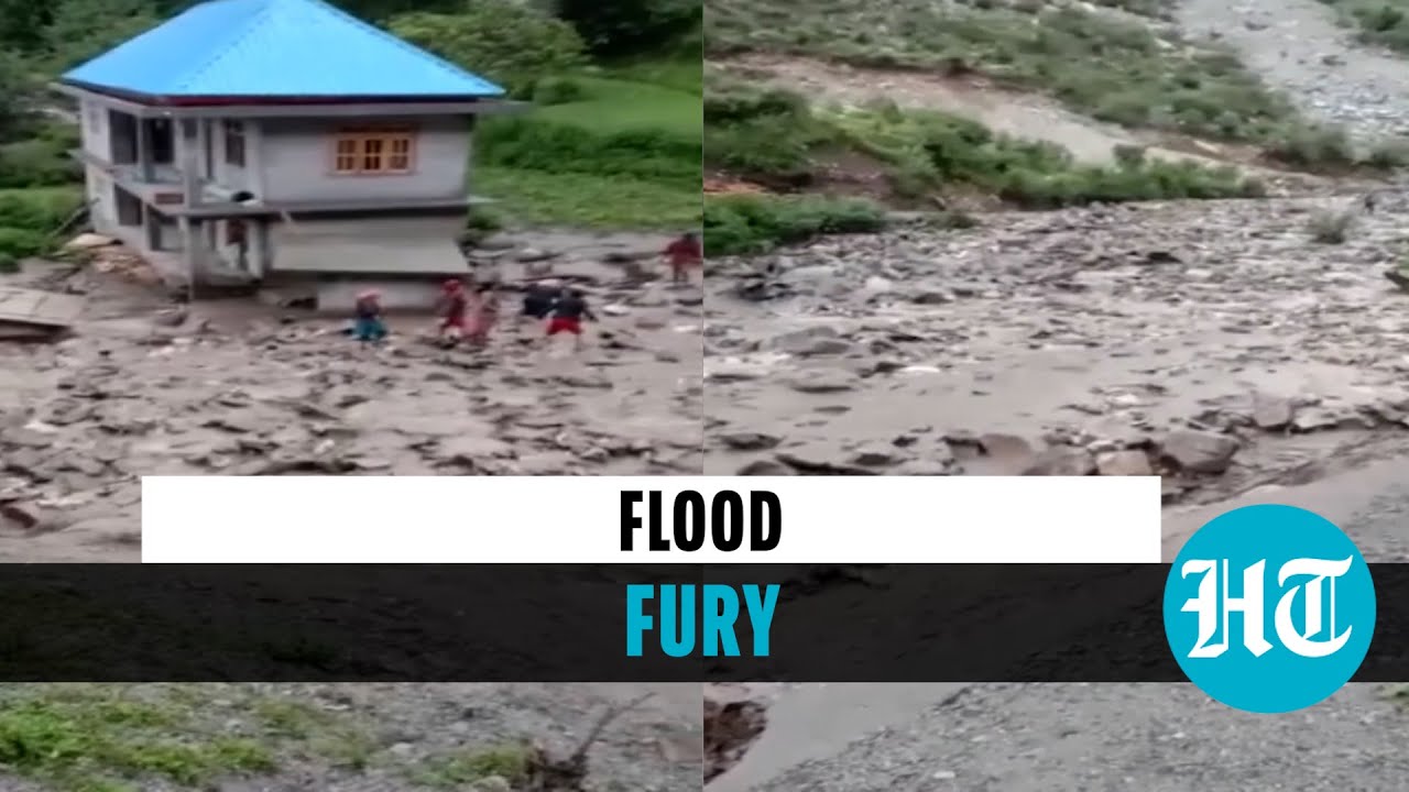 Watch: Debris enters houses in Kullu village of Himachal following floods