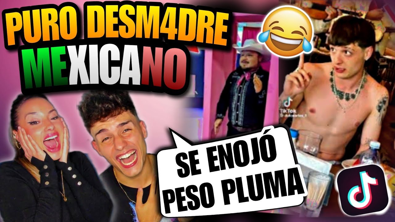 🇪🇸 ESPAÑOLES REACCIONAN a PURO DESM4MDRE MEXICANO 🇲🇽😂**HUMOR & TIKTOKs de MÉXICO**
