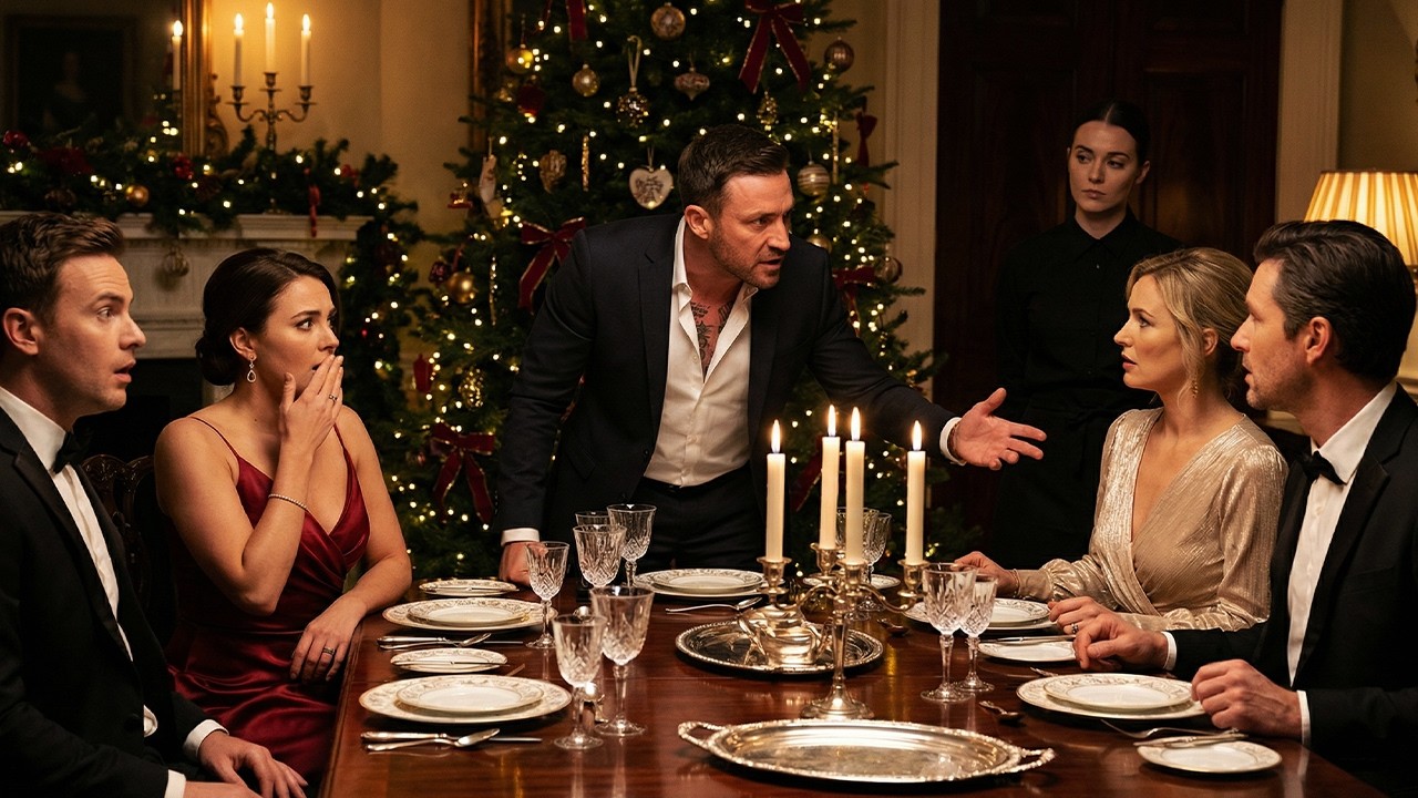 At the Christmas Dinner, the Mafia Boss Commanded, “Sit Beside Me” — The Room Fell Silent