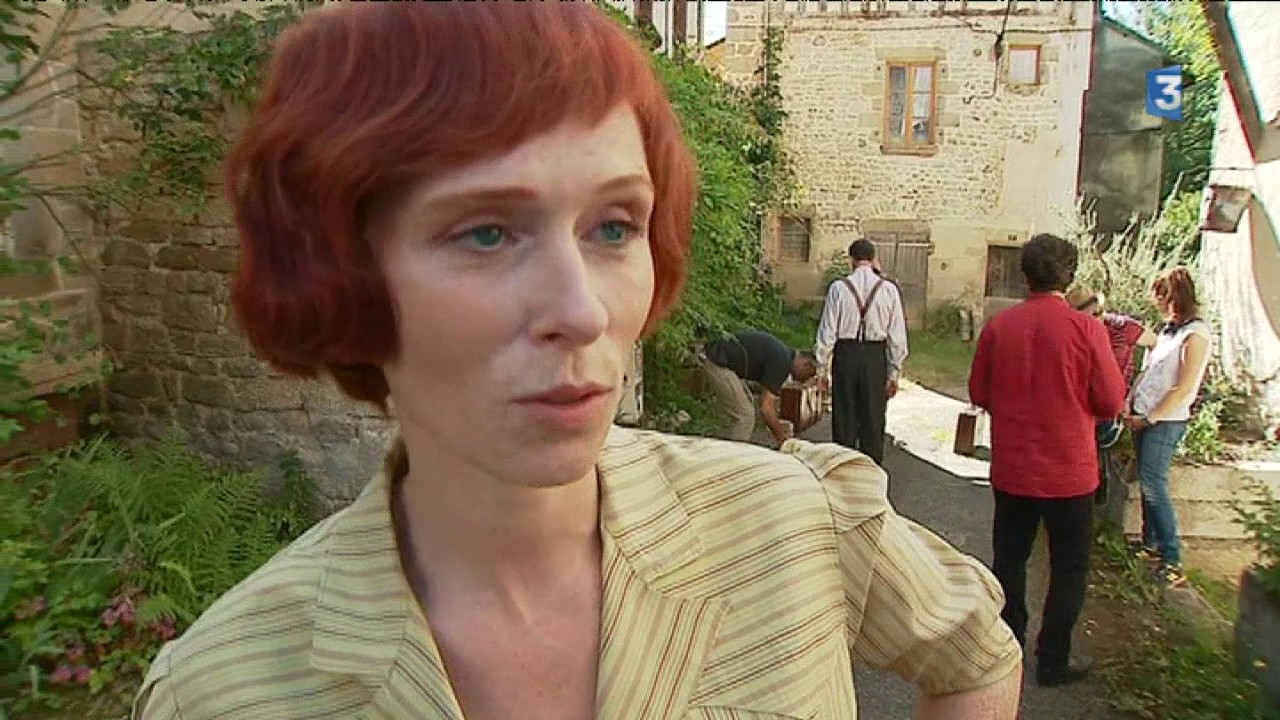 Audrey Fleurot sur le tournage de "Un village français", ultime saison