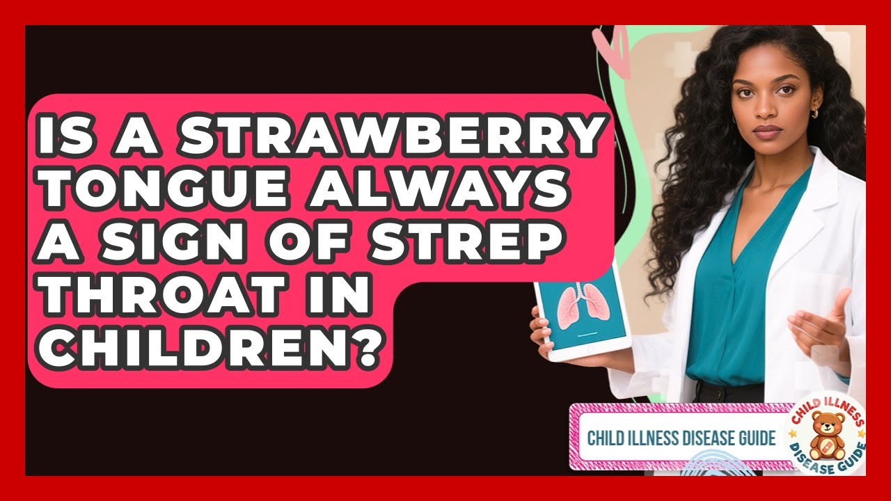Is A Strawberry Tongue Always A Sign Of Strep Throat In Children? - Child Illness Disease Guide