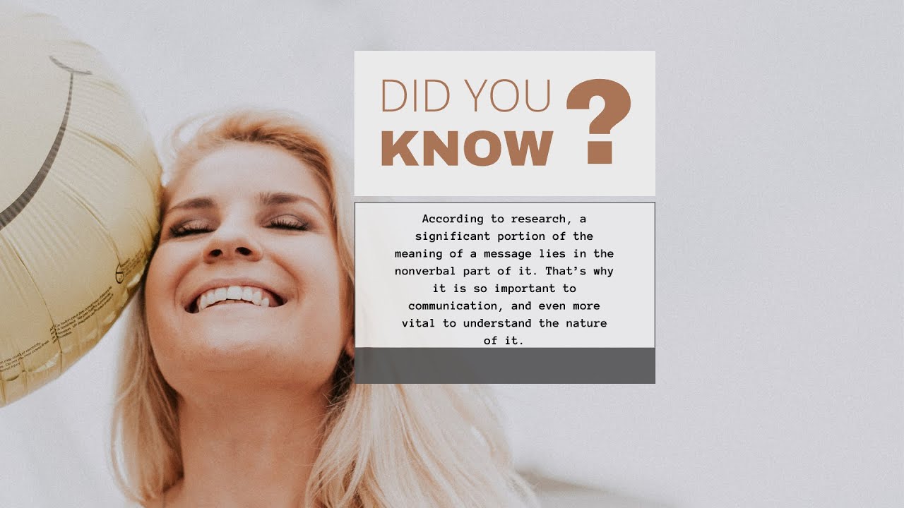 Nonverbal Communication Basics