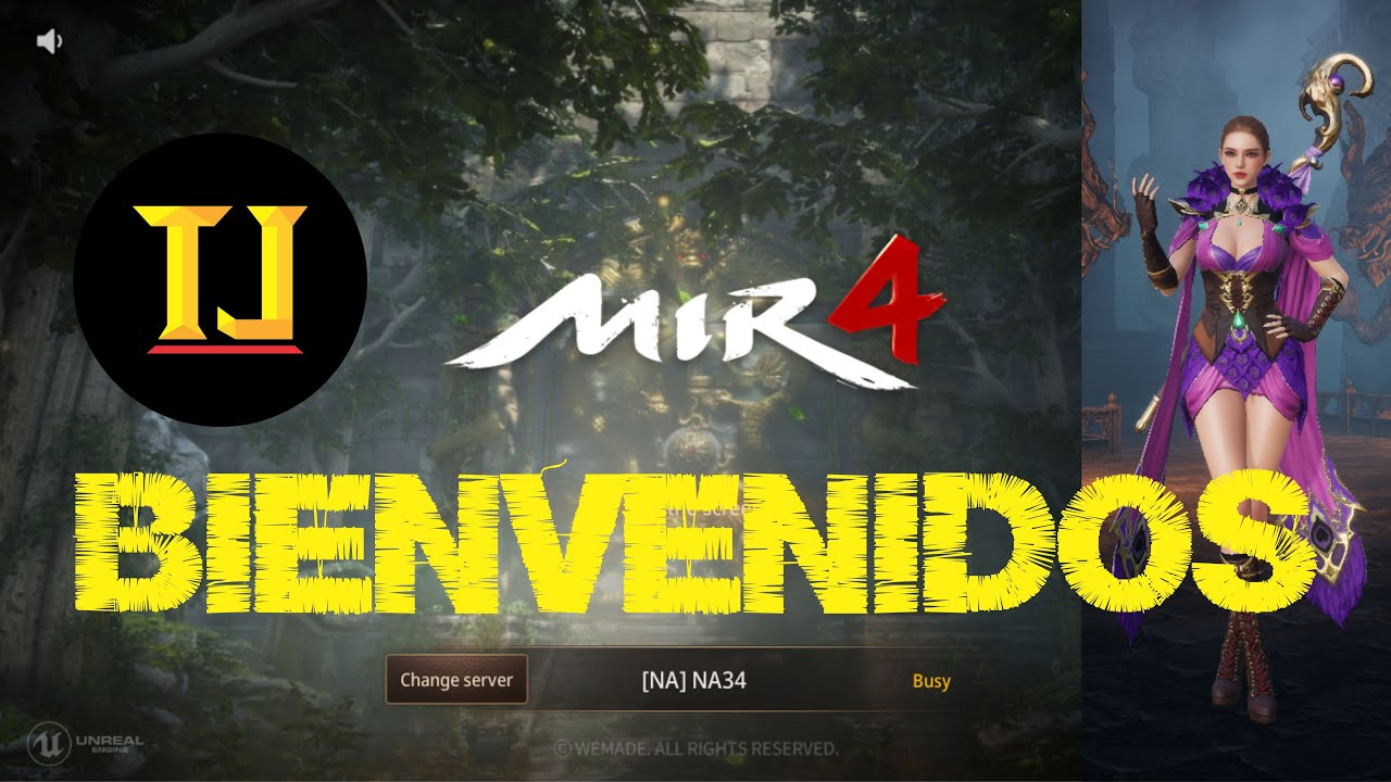 JUEGO NFT: MIR4 Bienvenida inicial - Abriendo canal de consultas